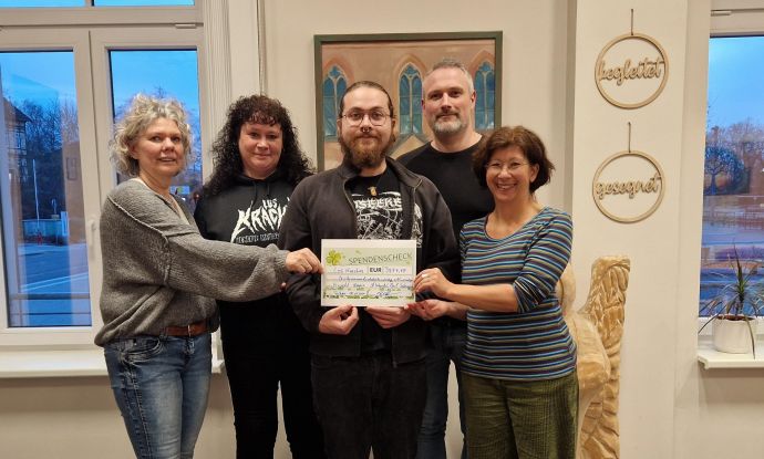 Spende 3977,68 Euro / Los Krachos aus Falken 